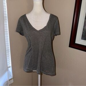 Vintage Y2K Hollister 2000s Babydoll Henley Blouse